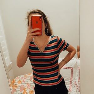 striped tee